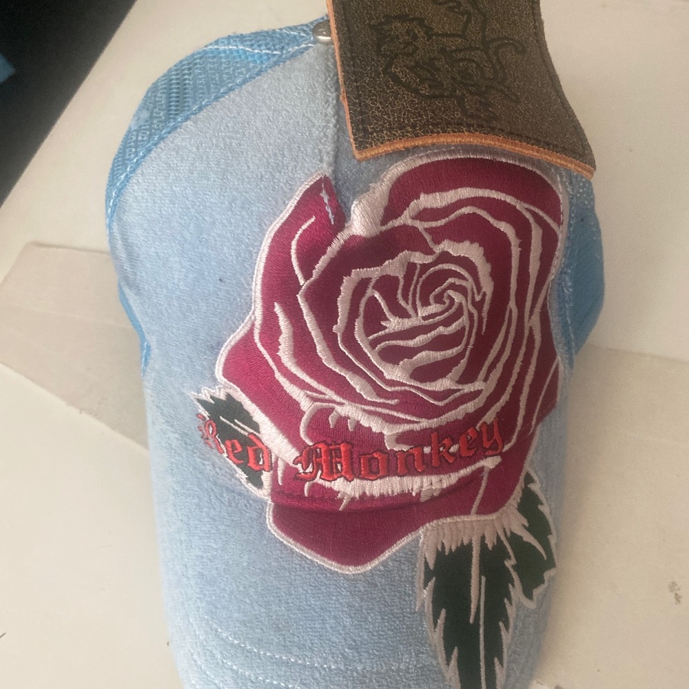Red Monkey Vintage Limited Edition Embroidered Hat Sz OS